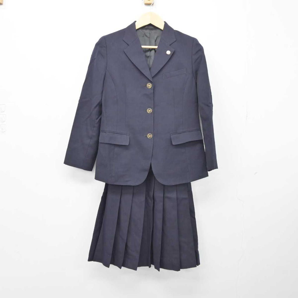 【中古】静岡県 常葉大学附属菊川中学校高等学校 女子制服 3点 (ブレザー・スカート) sf044514