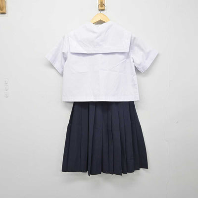 【中古】福岡県 田川高等学校 女子制服 4点 (セーラー服・スカート) sf044529