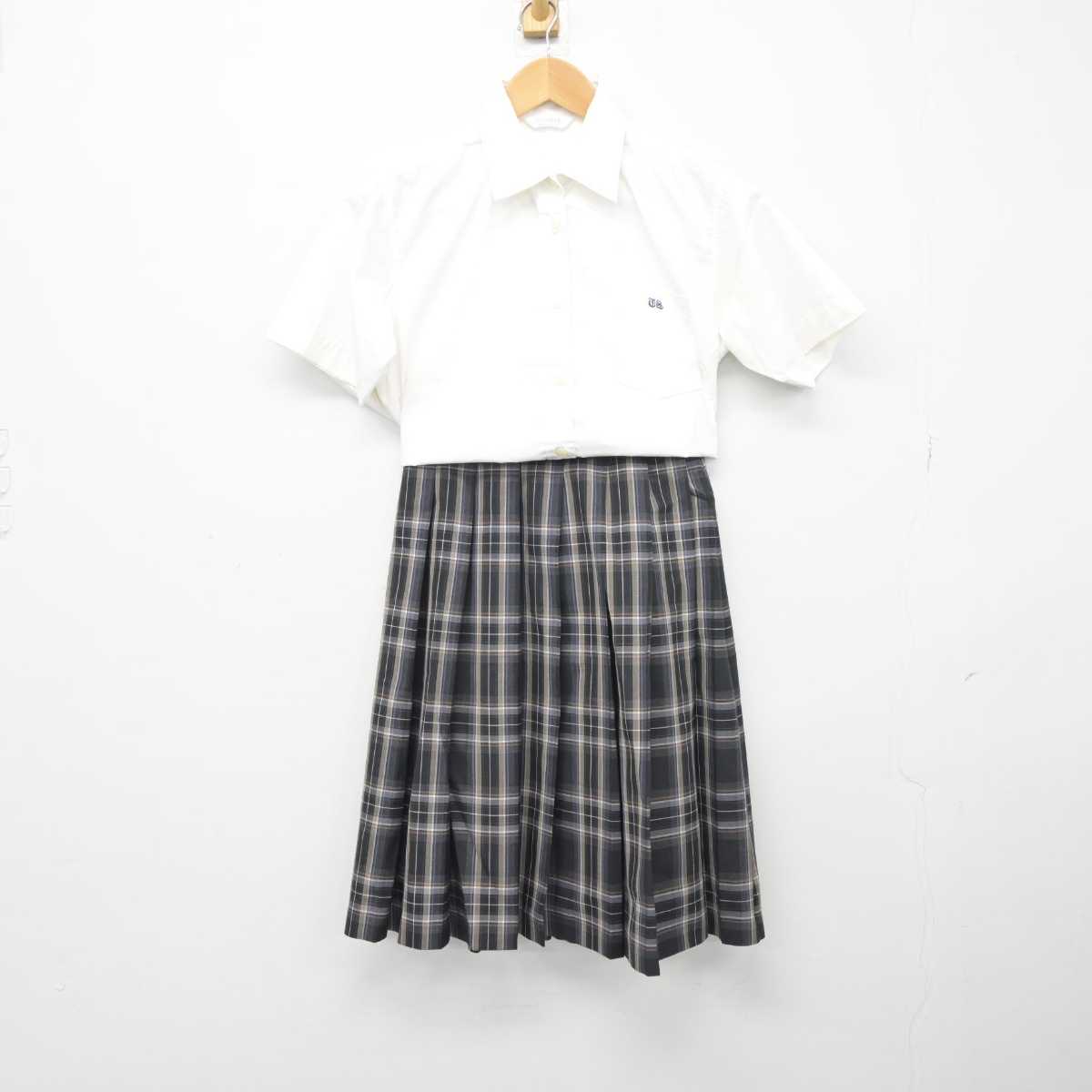 【中古】栃木県 栃木翔南高等学校 女子制服 3点 (シャツ・スカート) sf044535