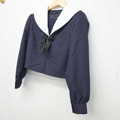 【中古】岐阜県 笠松中学校 女子制服 2点 (セーラー服) sf044549