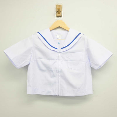 【中古】岐阜県 笠松中学校 女子制服 4点 (セーラー服・スカート) sf044551