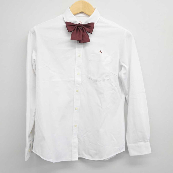 中古】京都府 朱雀高等学校 女子制服 4点 (ブレザー・シャツ