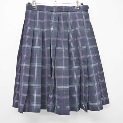 【中古】京都府 朱雀高等学校 女子制服 4点 (ニットベスト・シャツ・スカート) sf044553