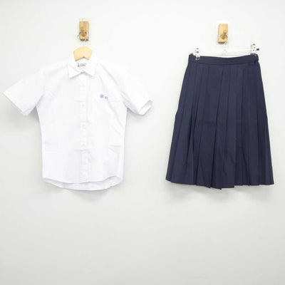 【中古】東京都 貝塚中学校 女子制服 2点 (シャツ・スカート) sf044569