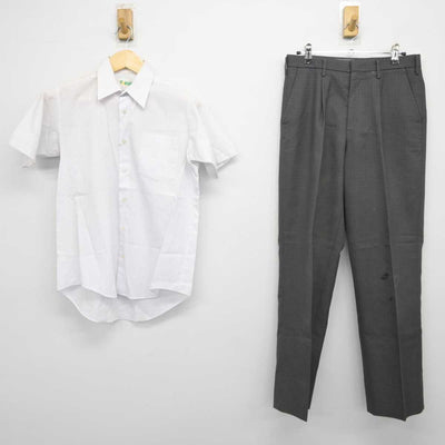 【中古】神奈川県 野川中学校 男子制服 2点 (シャツ・ズボン) sf044579