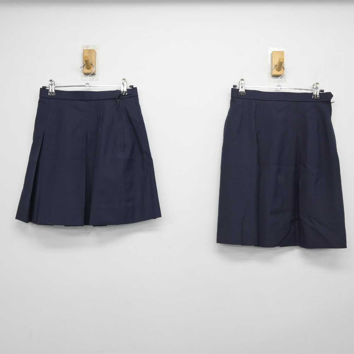 【中古】神奈川県 市ケ尾高等学校 女子制服 4点 (ブレザー・スカート・スカート) sf044580