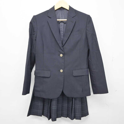 【中古】神奈川県 横浜旭陵高等学校 女子制服 2点 (ブレザー・スカート) sf044581