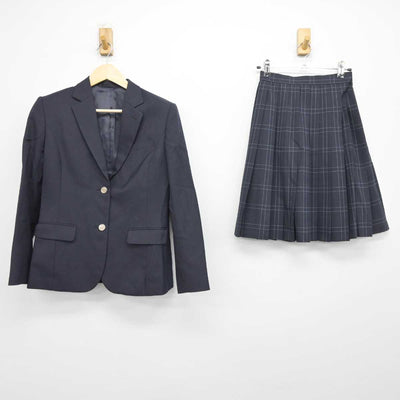 【中古】神奈川県 横浜旭陵高等学校 女子制服 2点 (ブレザー・スカート) sf044581