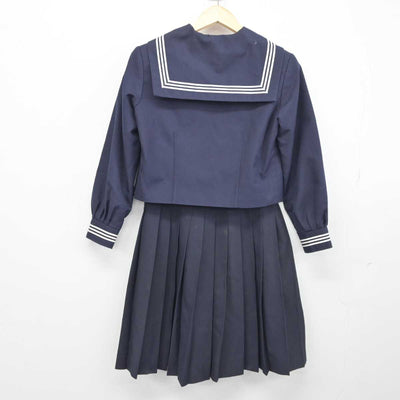 【中古】千葉県 栗ケ沢中学校 女子制服 2点 (セーラー服・スカート) sf044588