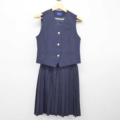 【中古】長野県 上田市立第三中学校 女子制服 3点 (ブレザー・ベスト・スカート) sf044590