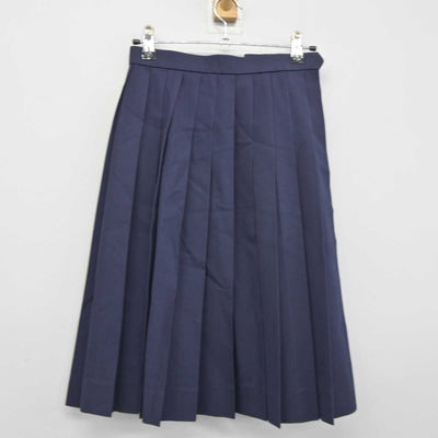 【中古】長野県 上田市立第三中学校 女子制服 2点 (ニット・スカート) sf044591