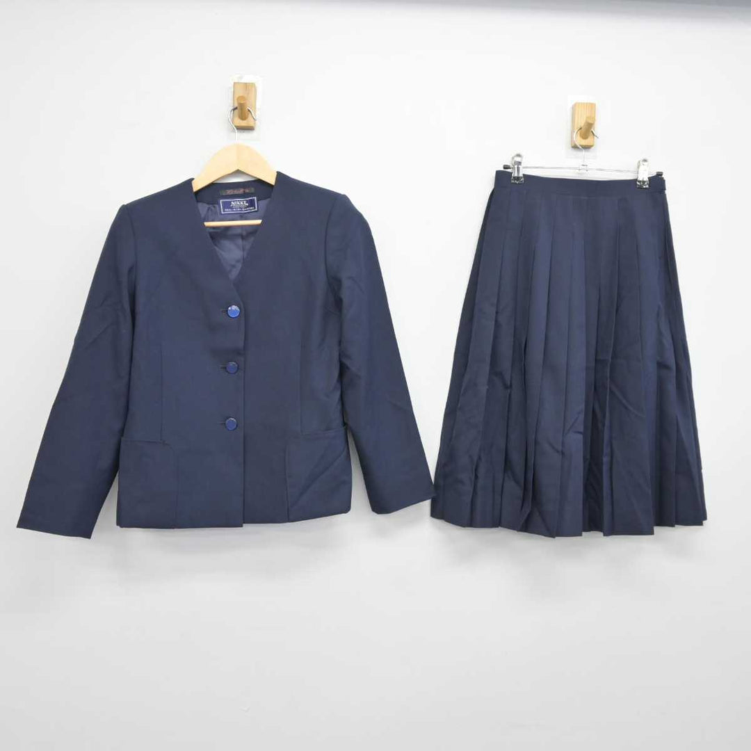 【中古】埼玉県 植竹中学校 女子制服 2点 (ブレザー・スカート) sf044601