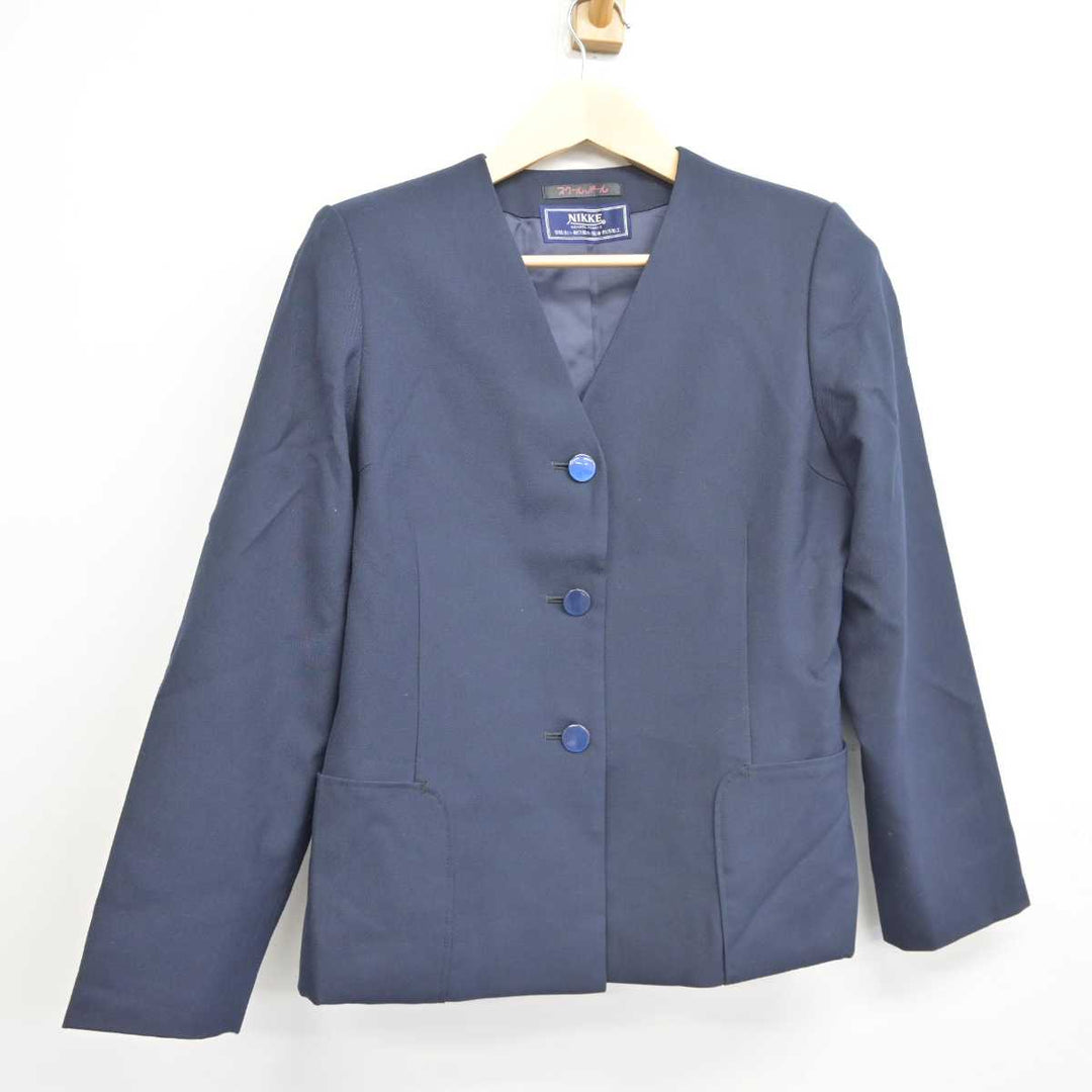 【中古】埼玉県 植竹中学校 女子制服 2点 (ブレザー・スカート) sf044601