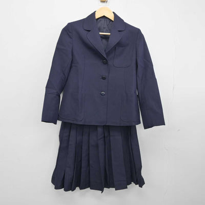 【中古】神奈川県 生田中学校 女子制服 2点 (ブレザー・スカート) sf044603