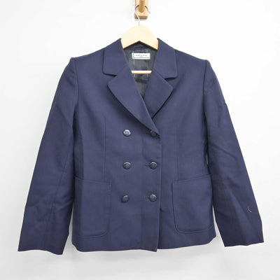 【中古】広島県 片山中学校 女子制服 3点 (ブレザー・スカート) sf044608