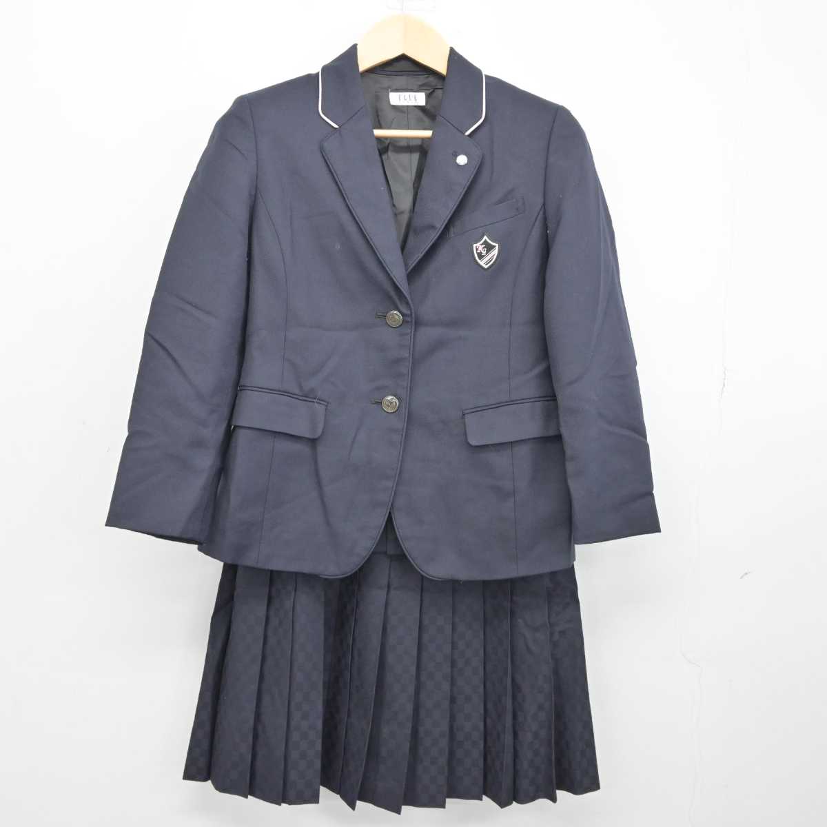 【中古】東京都 共立女子第二中学校 女子制服 4点 (ブレザー・スカート) sf044609