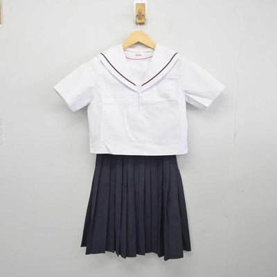 【中古】愛知県 梅坪台中学校 女子制服 3点 (セーラー服・スカート) sf044617