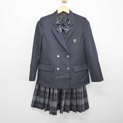 【中古】東京都 深沢中学校 女子制服 3点 (ブレザー・スカート) sf044630