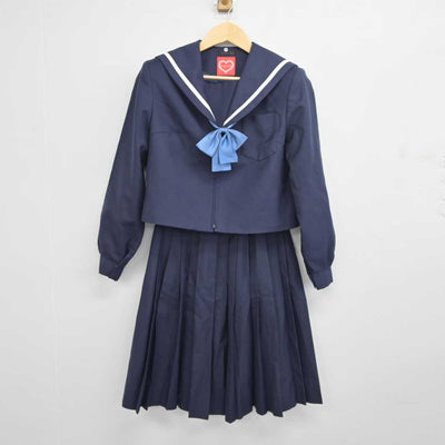 【中古】愛知県 日進北中学校 女子制服 3点 (セーラー服・スカート) sf044644