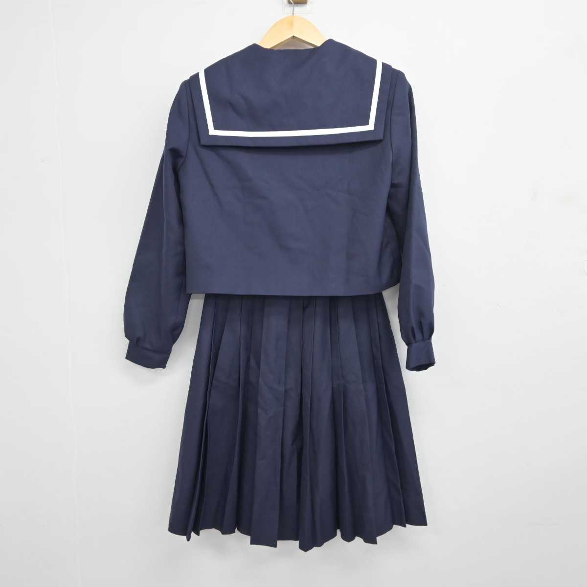 【中古】愛知県 日進北中学校 女子制服 3点 (セーラー服・スカート) sf044644