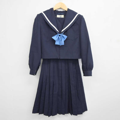 【中古】愛知県 日進北中学校 女子制服 3点 (セーラー服・スカート) sf044645