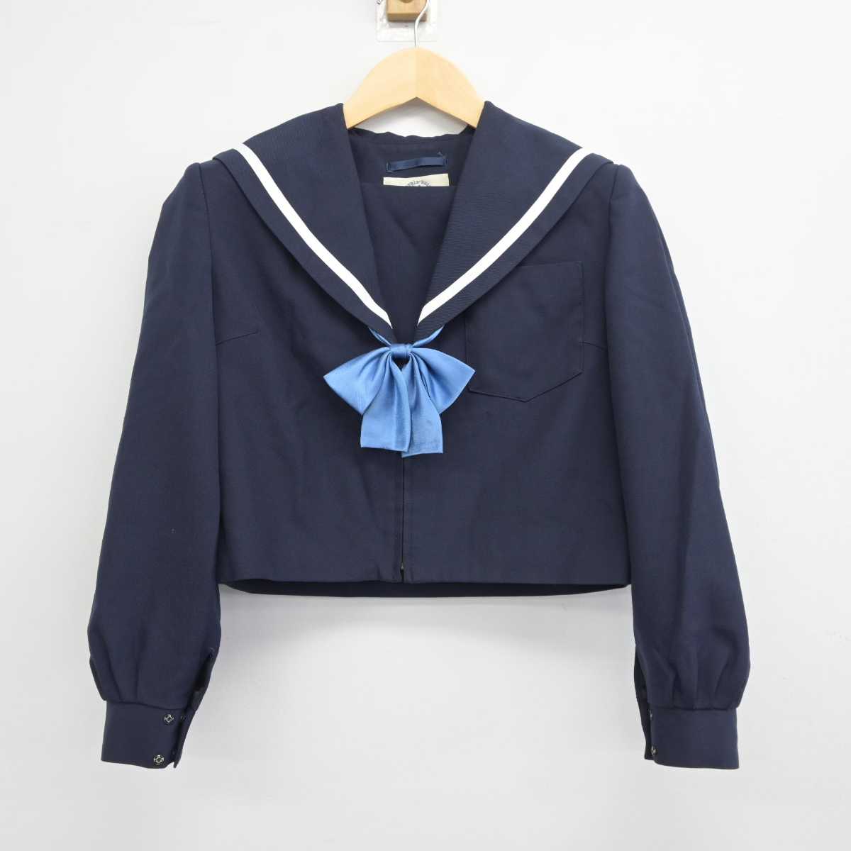 【中古】愛知県 日進北中学校 女子制服 3点 (セーラー服・スカート) sf044645