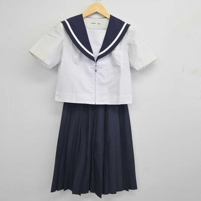 【中古】愛知県 日進北中学校 女子制服 3点 (セーラー服・スカート) sf044648