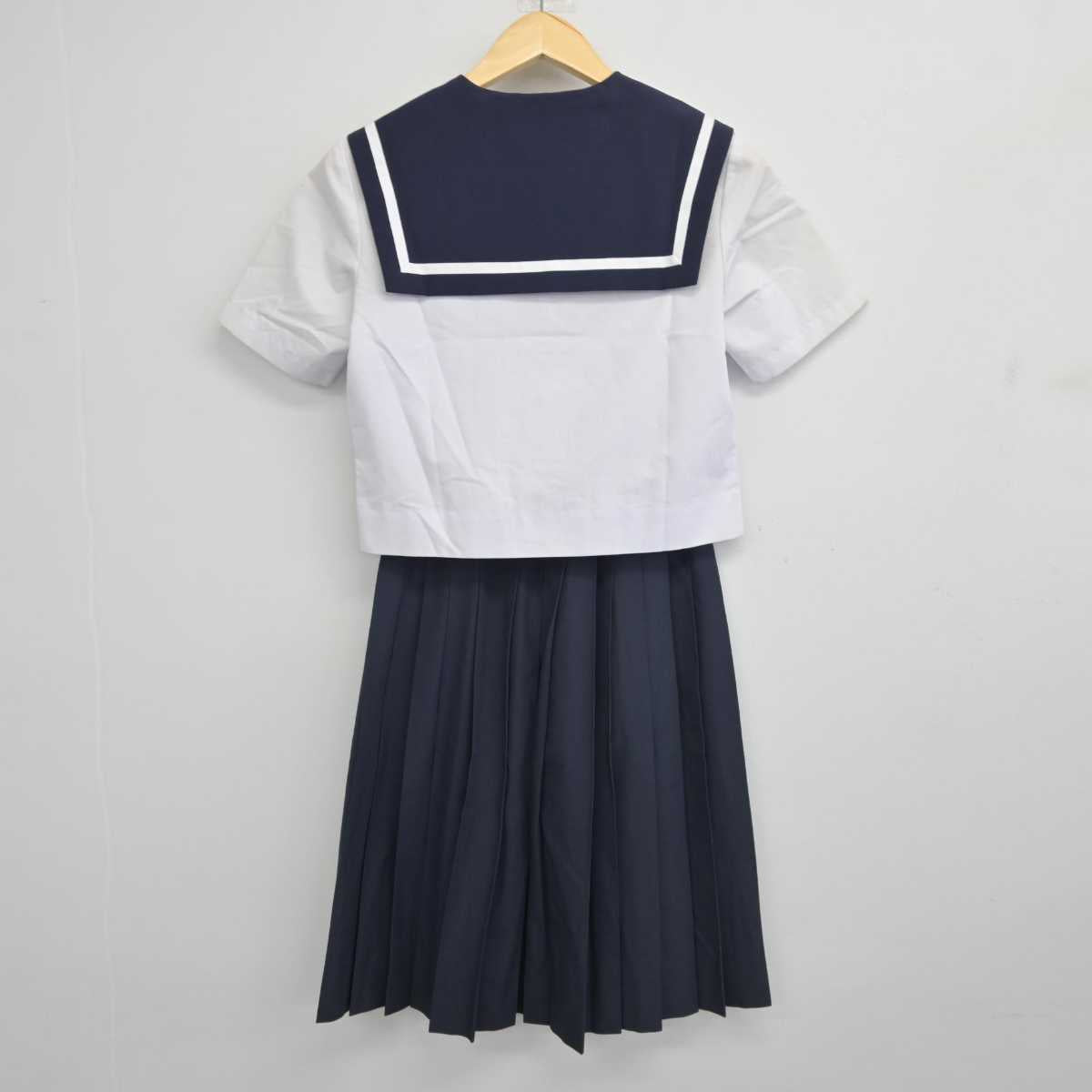 【中古】愛知県 日進北中学校 女子制服 3点 (セーラー服・スカート) sf044648