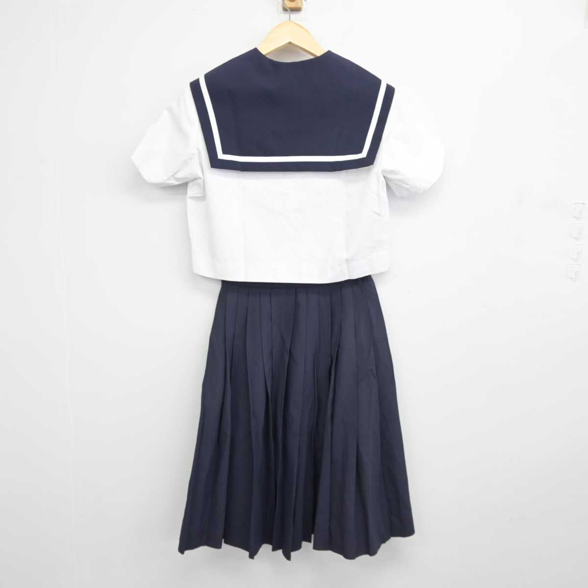 【中古】愛知県 日進北中学校 女子制服 3点 (セーラー服・スカート) sf044649