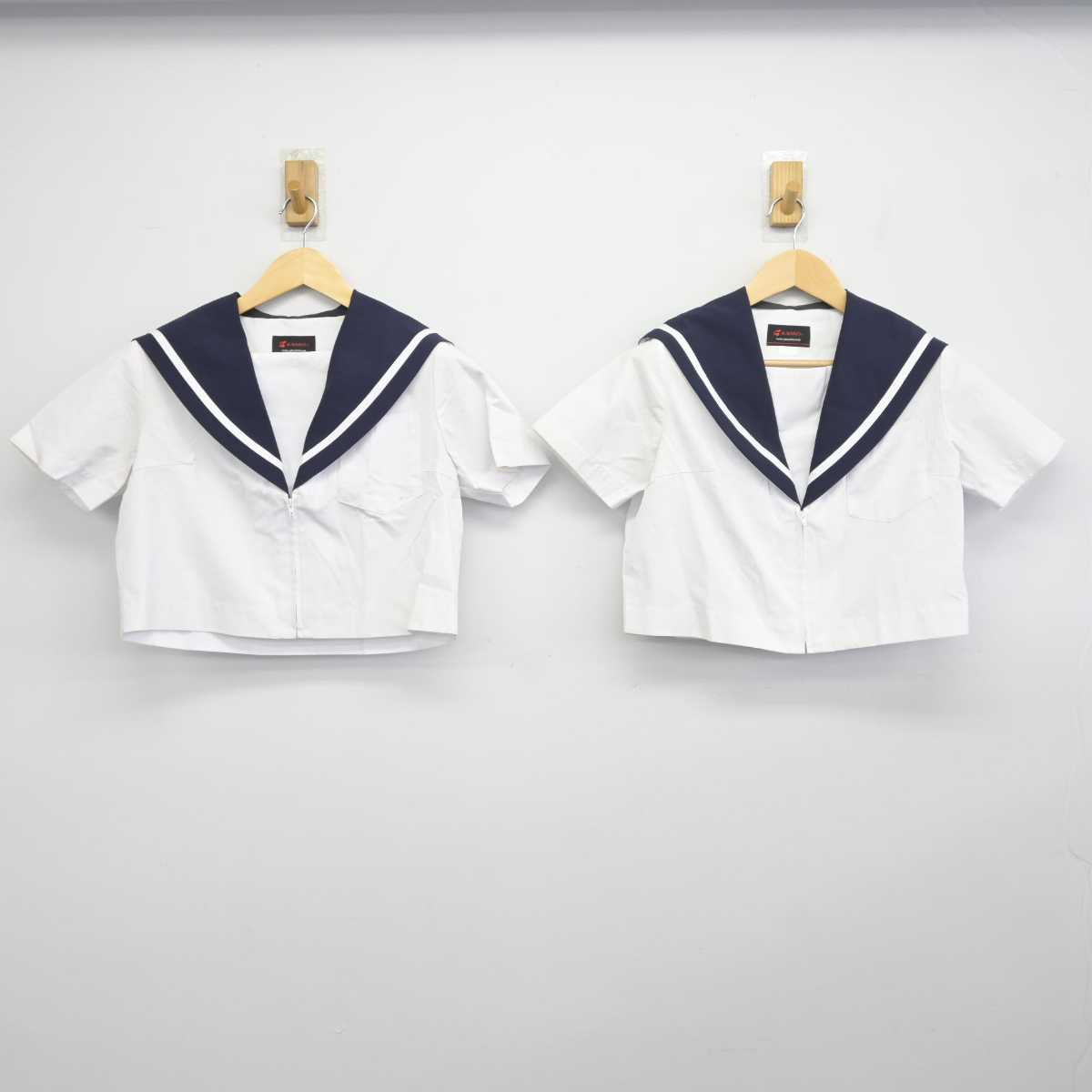 【中古】愛知県 日進北中学校 女子制服 3点 (セーラー服・スカート) sf044649