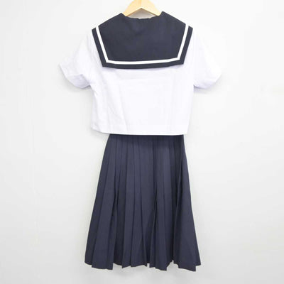 【中古】愛知県 日進北中学校 女子制服 2点 (セーラー服・スカート) sf044650