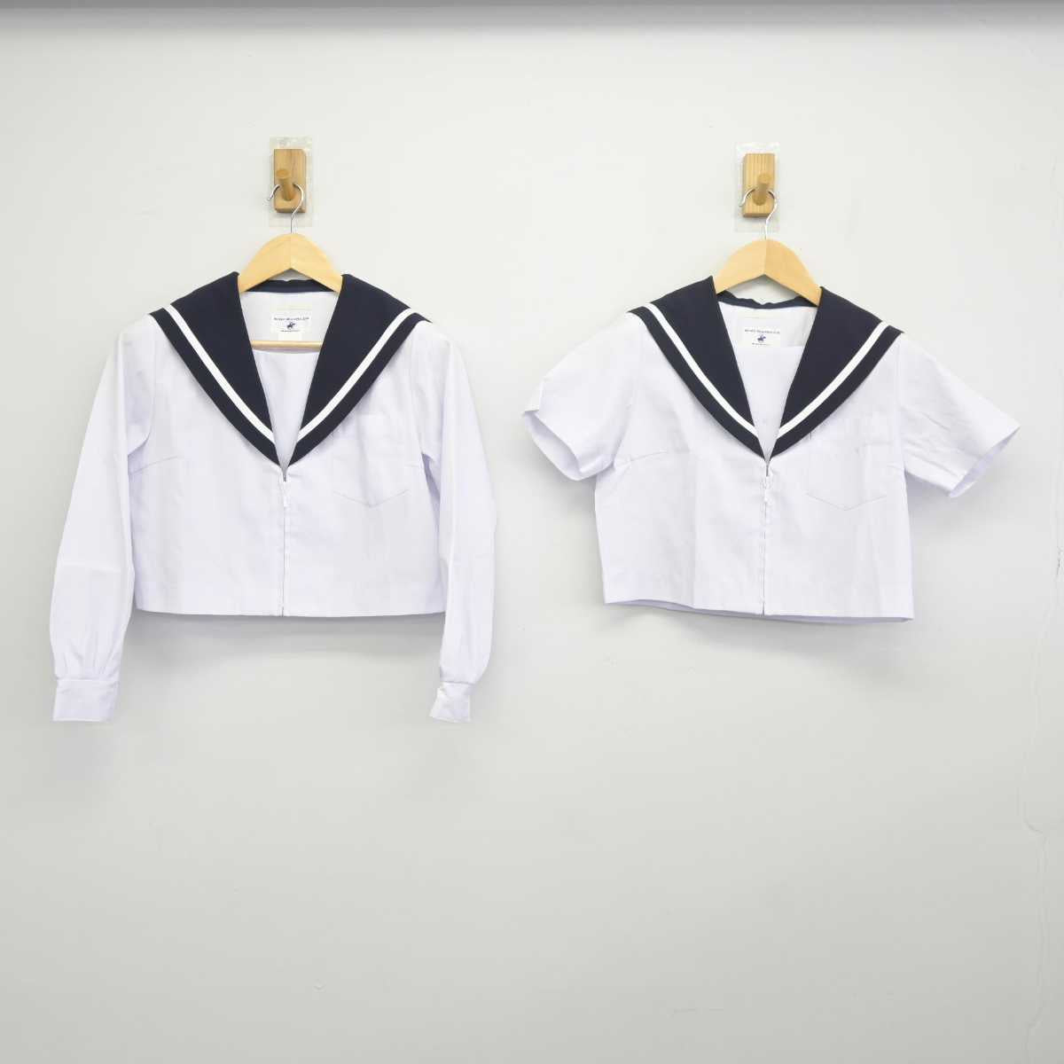 【中古】愛知県 日進北中学校 女子制服 2点 (セーラー服) sf044652