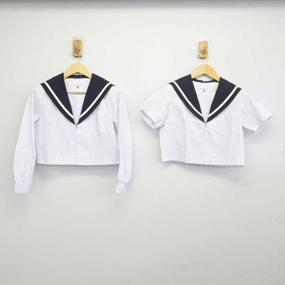 【中古】愛知県 日進北中学校 女子制服 2点 (セーラー服) sf044652