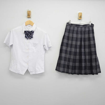 【中古】静岡県 東海大学付属静岡翔洋高等学校 女子制服 3点 (シャツ・スカート) sf044658