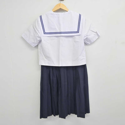 【中古】和歌山県 和歌山市立西脇中学校 女子制服 4点 (セーラー服・セーラー服・スカート) sf044660