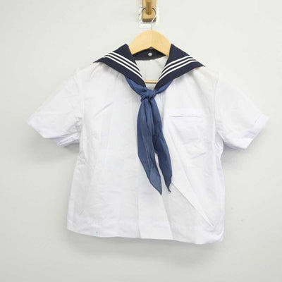 【中古】東京都 お茶の水女子大学附属中学校 女子制服 3点 (セーラー服・スカート) sf044664