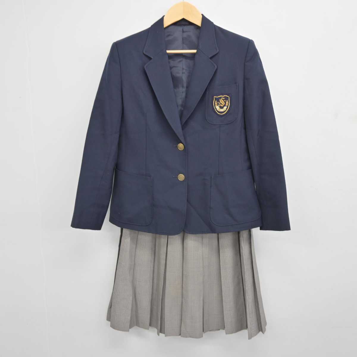 【中古】東京都 町田市立堺中学校 女子制服 2点 (ブレザー・スカート) sf044666