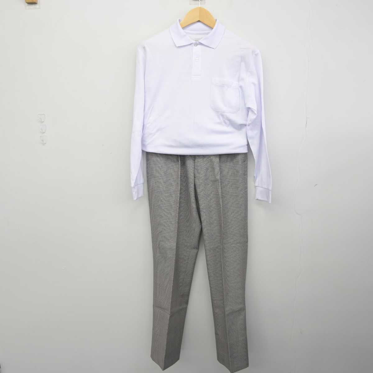 【中古】東京都 町田市立堺中学校 男子制服 3点 (ブレザー・シャツ・ズボン) sf044668