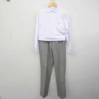 【中古】東京都 町田市立堺中学校 男子制服 3点 (ブレザー・シャツ・ズボン) sf044668