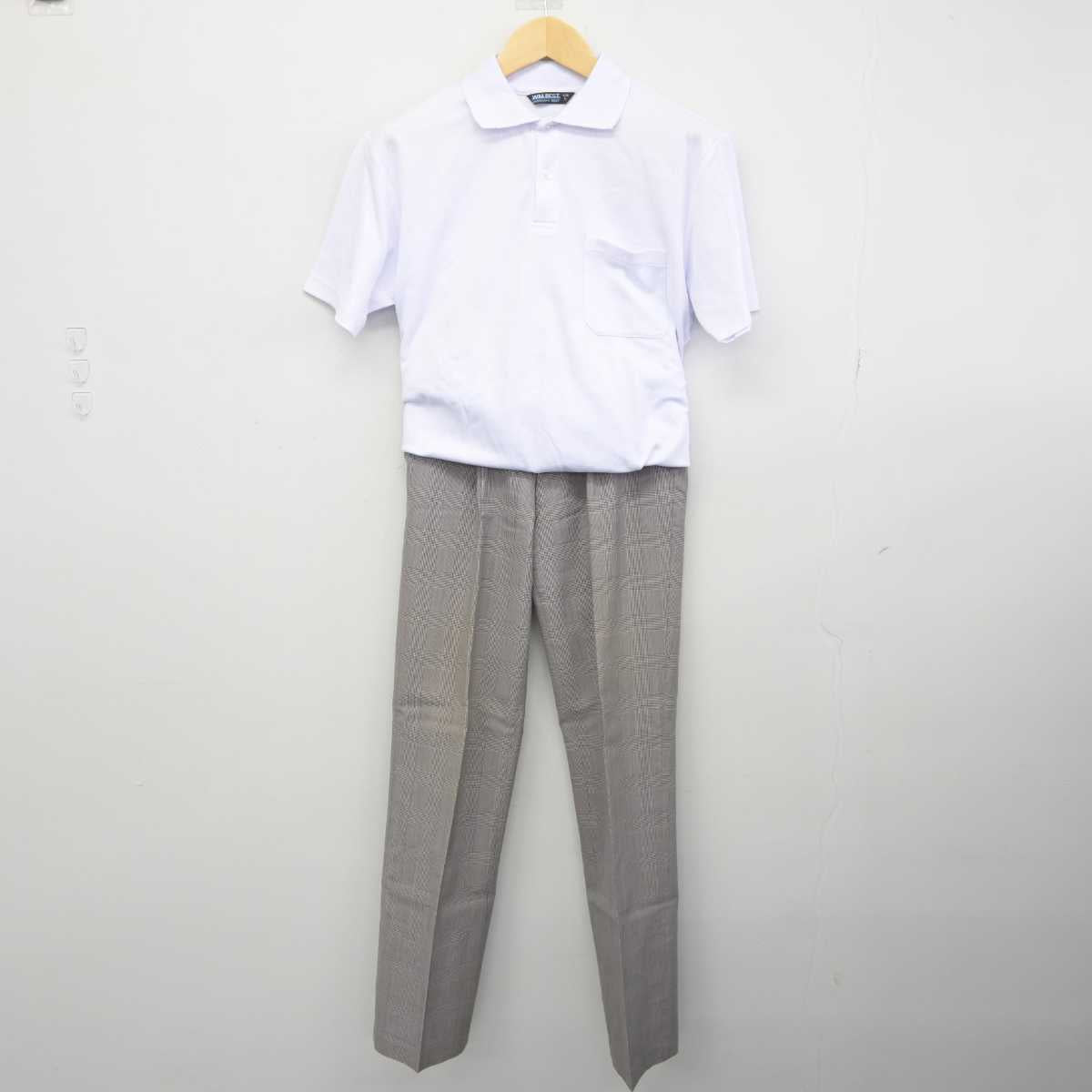 【中古】東京都 町田市立堺中学校 男子制服 2点 (シャツ・ズボン) sf044669