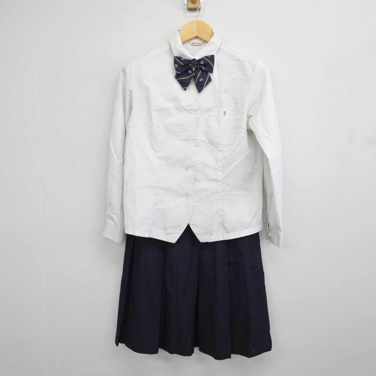 【中古】埼玉県 岩槻高等学校 女子制服 4点 (ブレザー・シャツ・スカート) sf044672