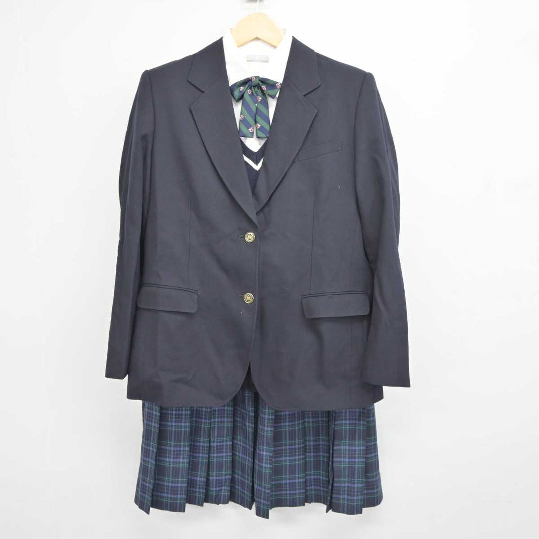 中古】神奈川県 緑が丘中学校 女子制服 6点 (ブレザー・ニットベスト・シャツ・スカート) sf044682 | 中古制服通販パレイド