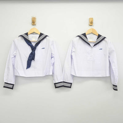 【中古】広島県 広島皆実高等学校 女子制服 3点 (セーラー服) sf044683