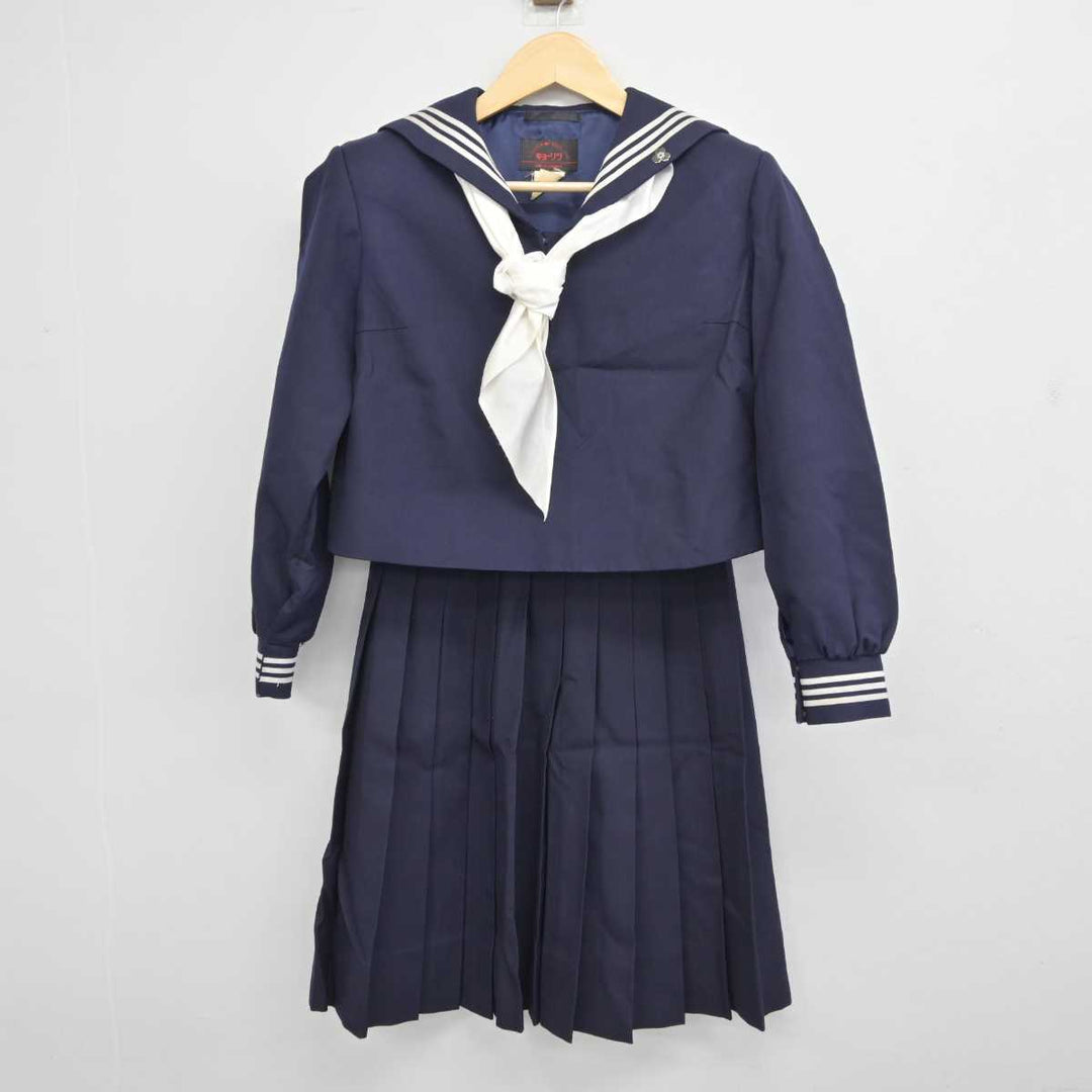 【中古】広島県 広島皆実高等学校 女子制服 5点 (セーラー服・セーラー服・スカート) sf044685 | 中古制服通販パレイド