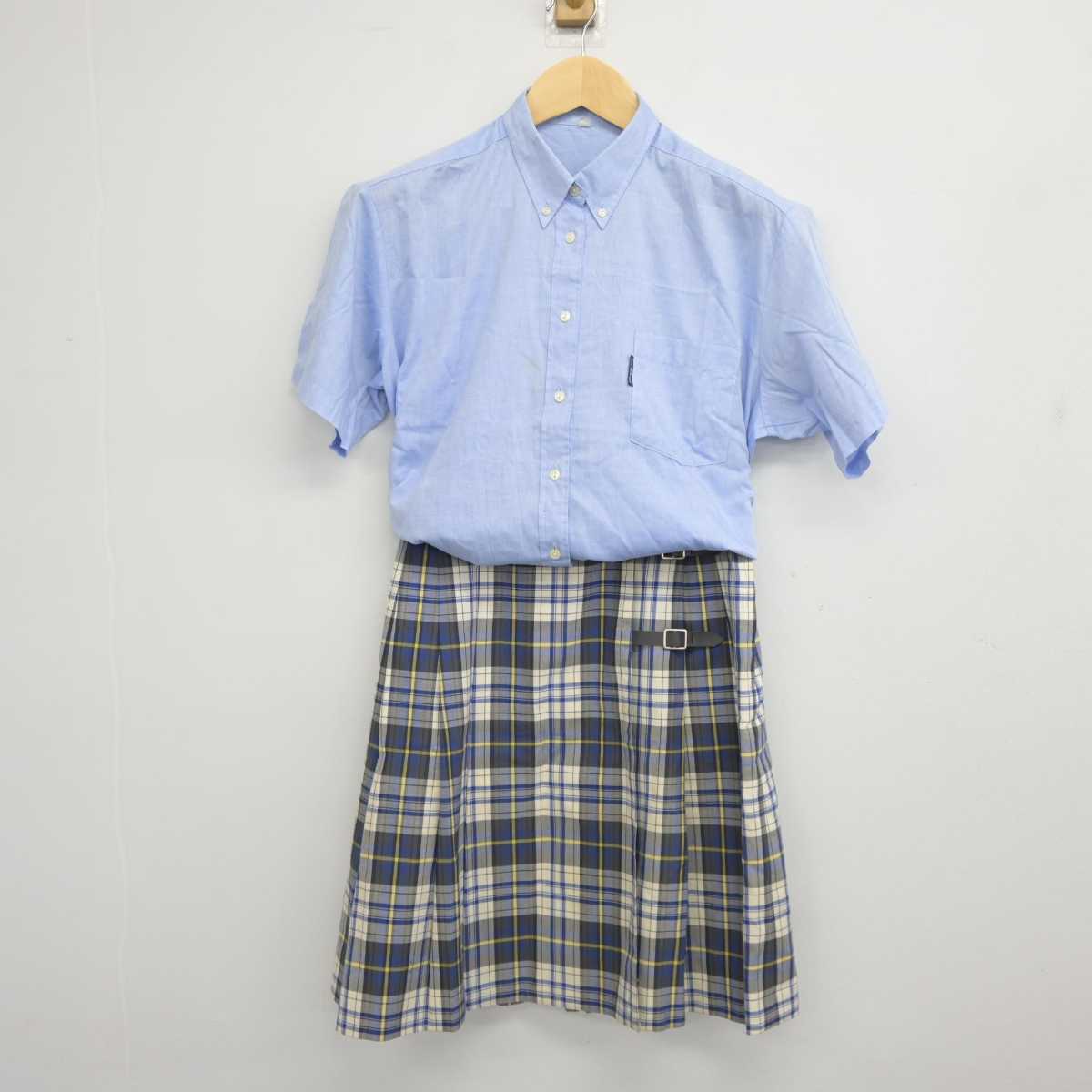 【中古】大阪府 追手門学院高等学校 女子制服 3点 (シャツ・シャツ・スカート) sf044687