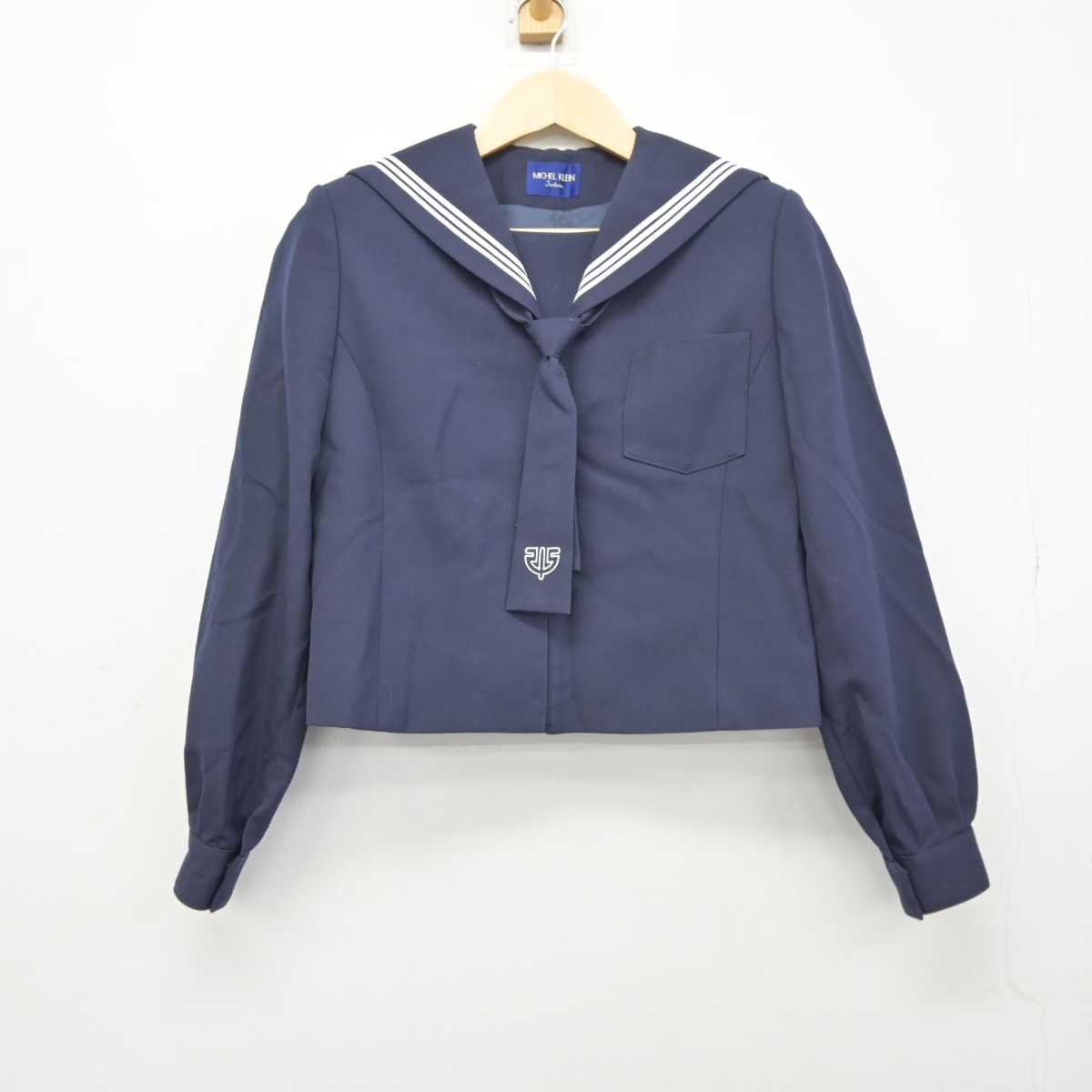 【中古】青森県 青森市立北中学校 女子制服 3点 (セーラー服・スカート) sf044692