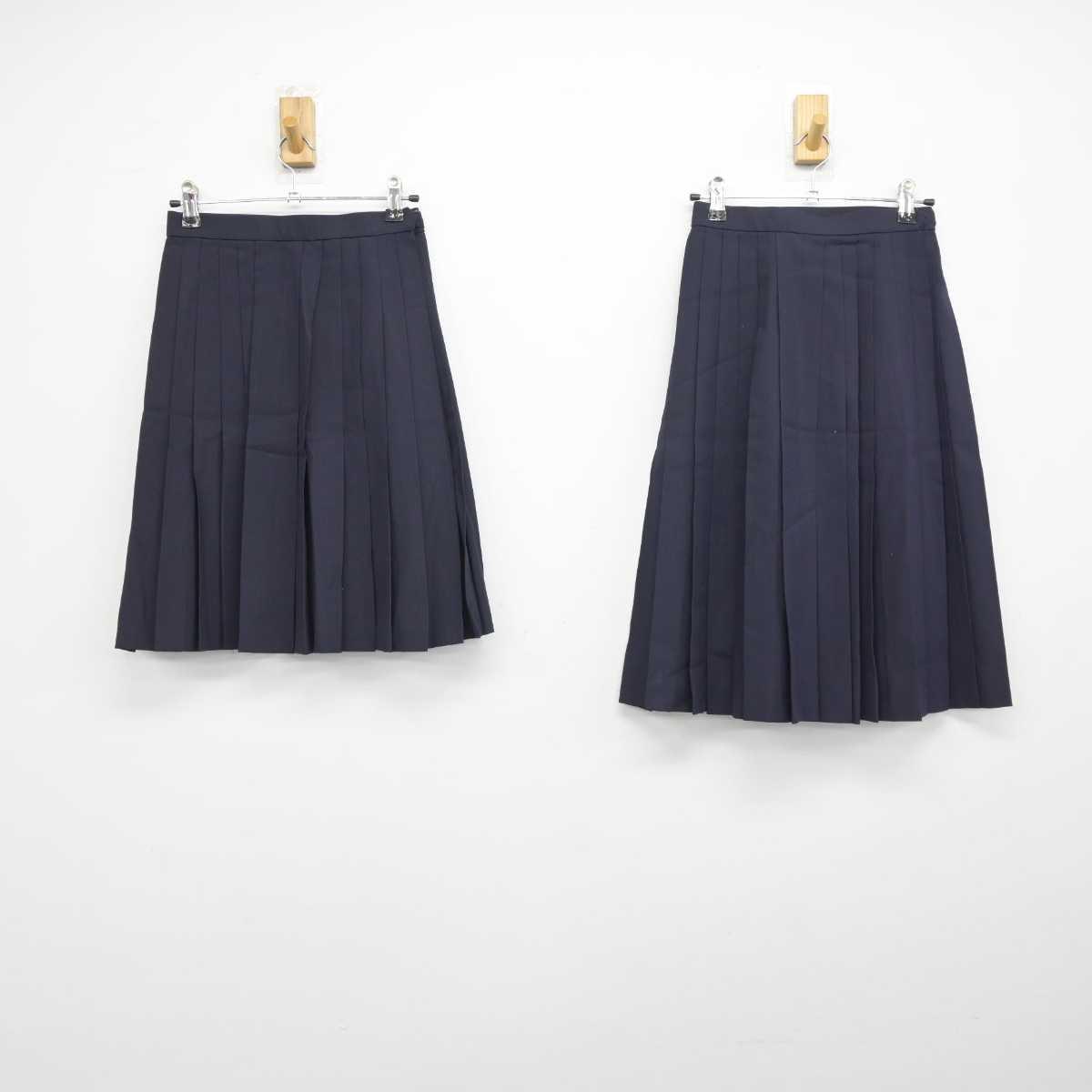 【中古】愛知県 高浜中学校 女子制服 2点 (スカート・スカート) sf044696