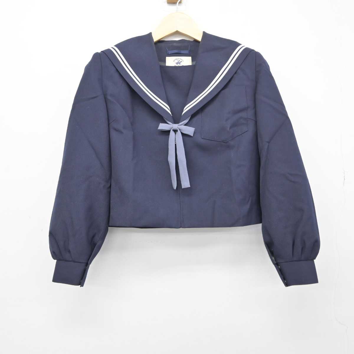 【中古】愛知県 常滑市立鬼崎中学校 女子制服 3点 (セーラー服・スカート) sf044699