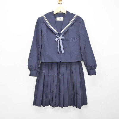 【中古】愛知県 常滑市立鬼崎中学校 女子制服 3点 (セーラー服・スカート) sf044700