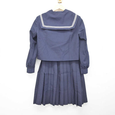 【中古】愛知県 常滑市立鬼崎中学校 女子制服 3点 (セーラー服・スカート) sf044700